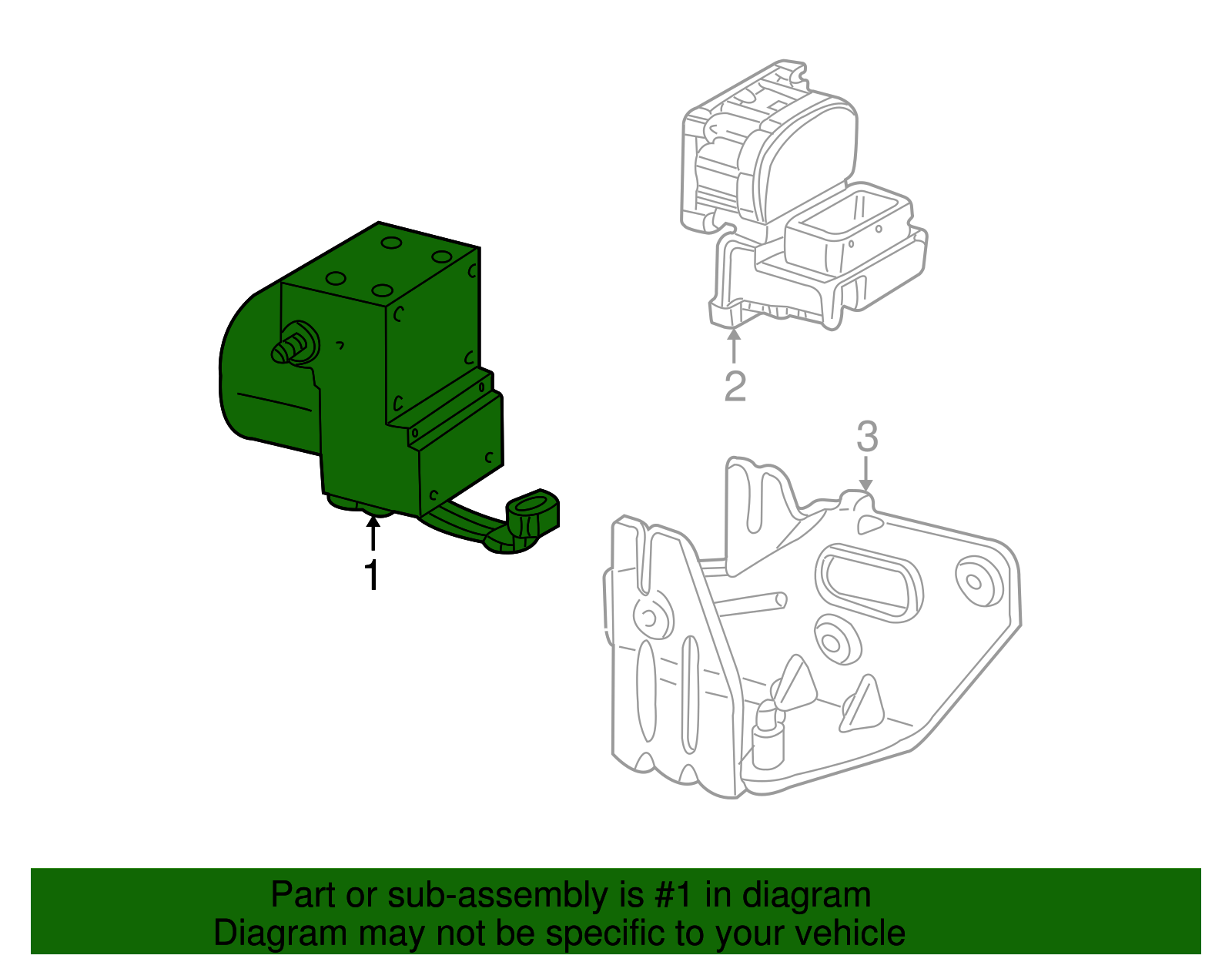 Hydraulic Control Unit - Ford (YF1Z-2C286-BA)