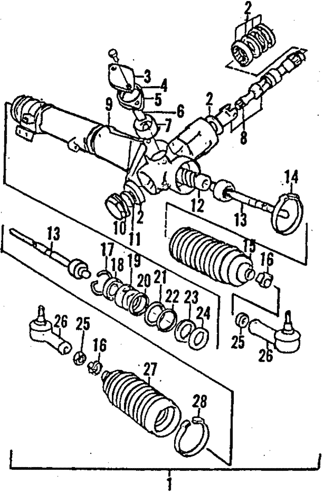 19841998 Volvo Outer Tie Rod 3516944