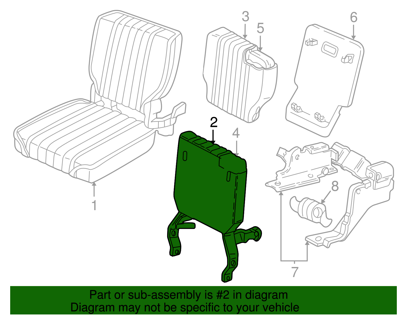 Seat Cover - GM (88936722)