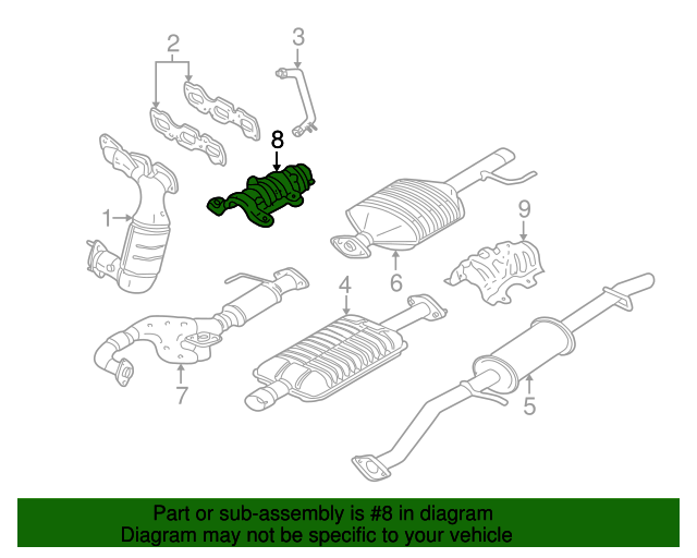 20012008 Mazda Tribute Heat Shield EC0156441A