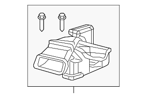 Tubo De Admisión De Aire Inferior Para Jeep Cherokee (2014-2018) - Pieza Original 68158625AD