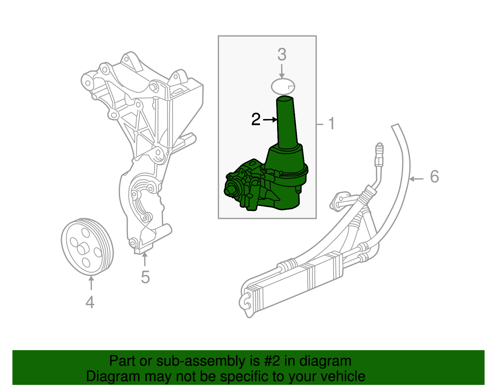 Power Steering Pump Reservoir - GM (25851373)