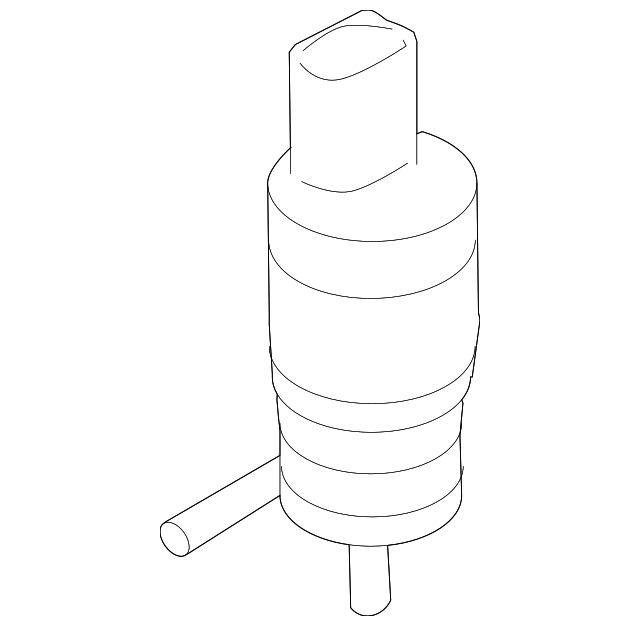 Genuine BMW 67127302588 Washer Pump FREE Shipping on Most Orders 499+ OEMG! getBMWparts