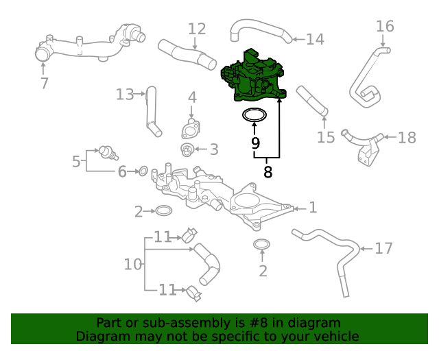 20192023 Subaru HVAC Heater Control Valve 21319AA010 OEM Parts Online