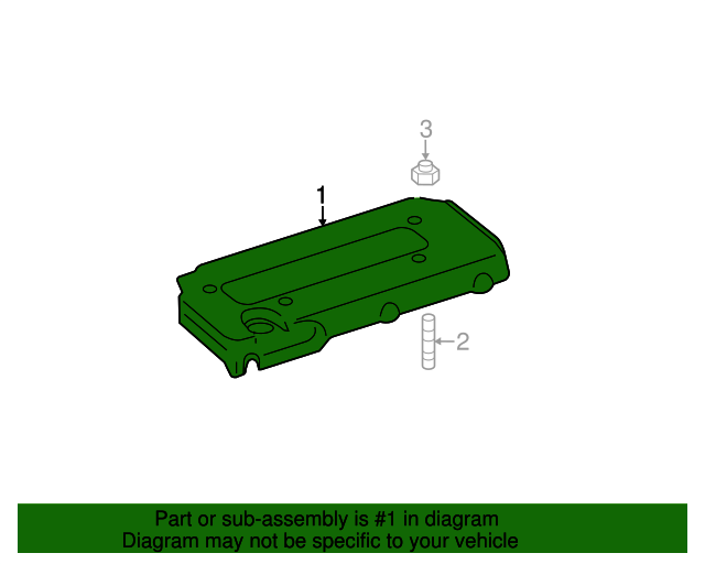 20072011 Toyota Camry Engine Cover 1260128160 OEM Parts Online