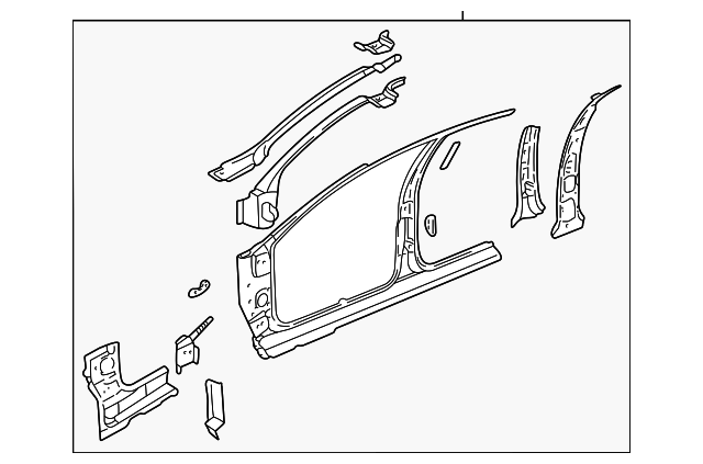 Frame Kit, S/D Opg - GM (88952084)