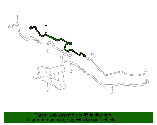 8872660630 Return Line 19982007 Lexus LX470 Longo Lexus Parts