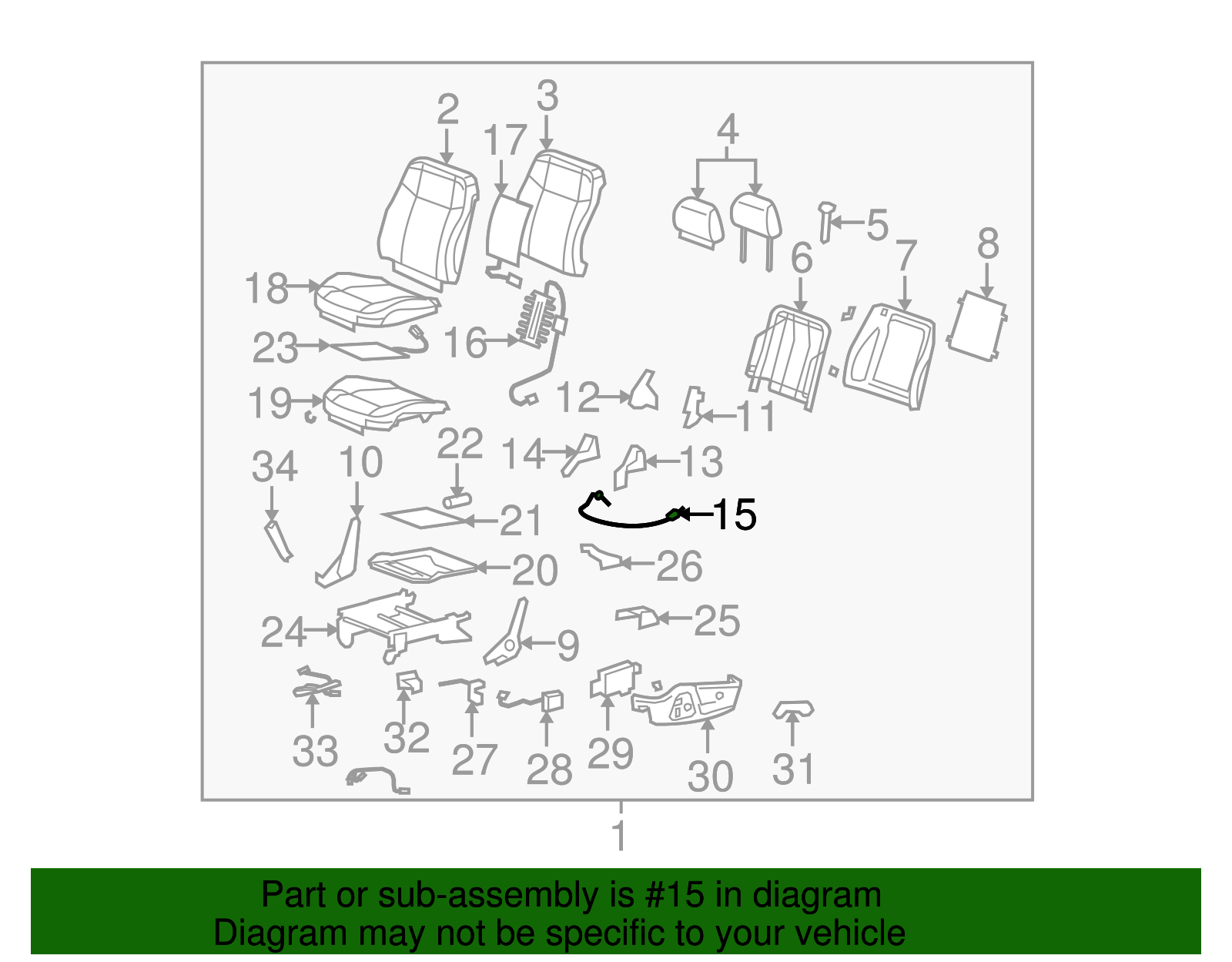 Actuator Cable - GM (89042785)