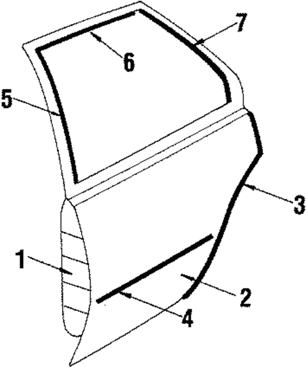 Kit-Molding O/P Front/Dr Center - GM (20501398)