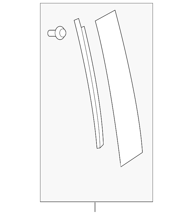 TK4850M40C Garnish(L) Rear Door 20162021 Mazda CX9 MazdaSwag