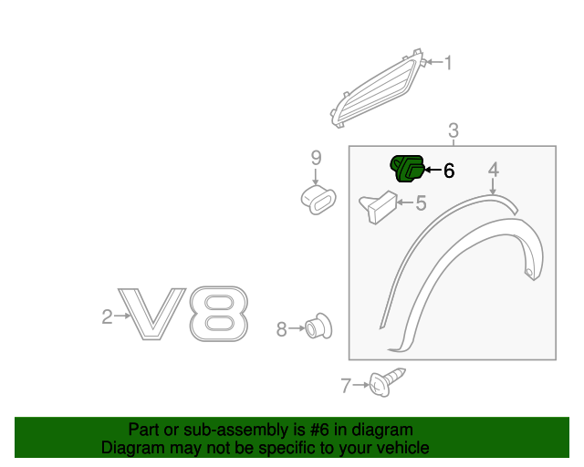 76882-JG00A | Nissan Clip - Genuine OEM | 76882JG00A | Nissan Parts USA