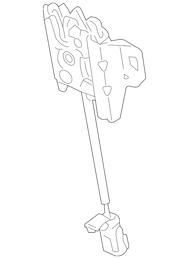 Hood Latch Assembly with Micro Switch - GM (92258586)