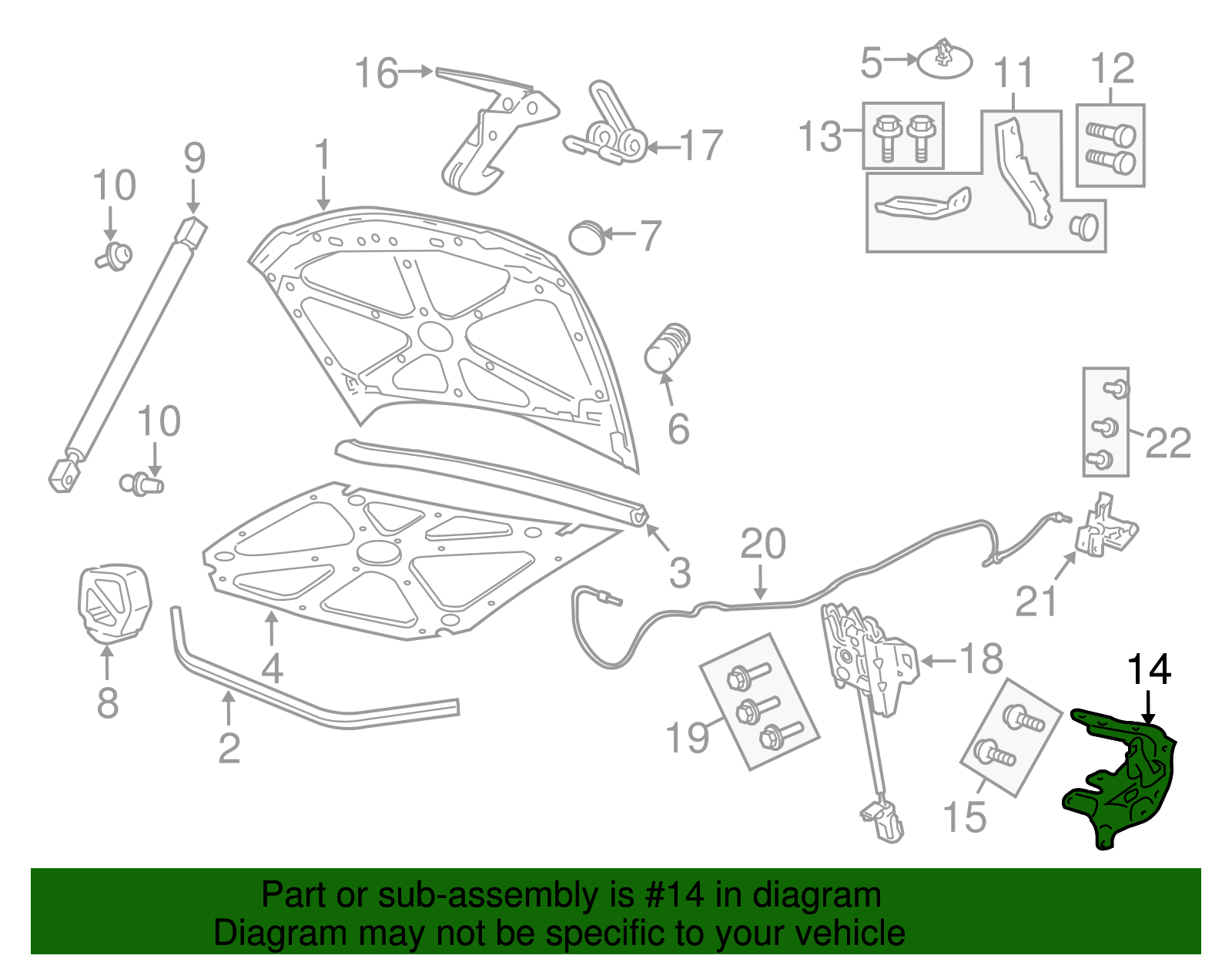 Driver Side Dash Panel Brace - GM (92289194)