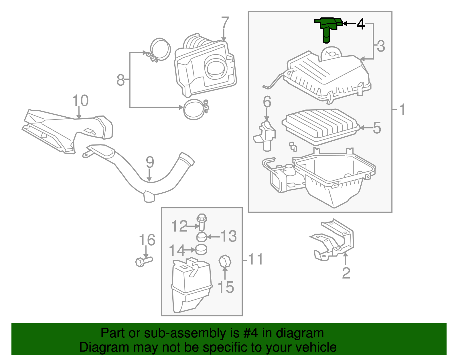 Mass Air Flow Sensor - Scion (22204-31020)