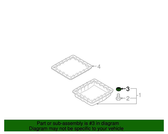 11026JA00A Lower Oil Pan Washer 19962020 Infiniti Infiniti
