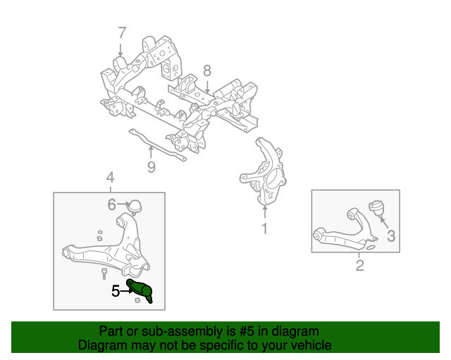 MR496799 Lower Ball Joint 20012006 Mitsubishi Montero Mitsubishi