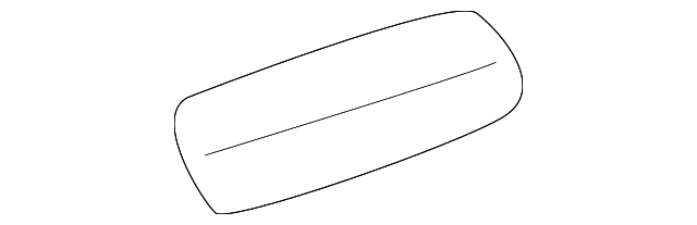 Mazda BB1H-51-731 Genuine MX Miata Front Bumper Chrome Emblem 1991