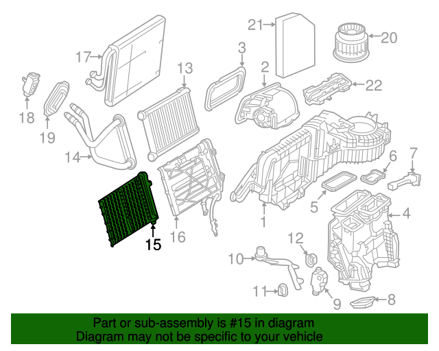Genuine OEM Auxiliary Heater 2058300261 Fits Select 20152023