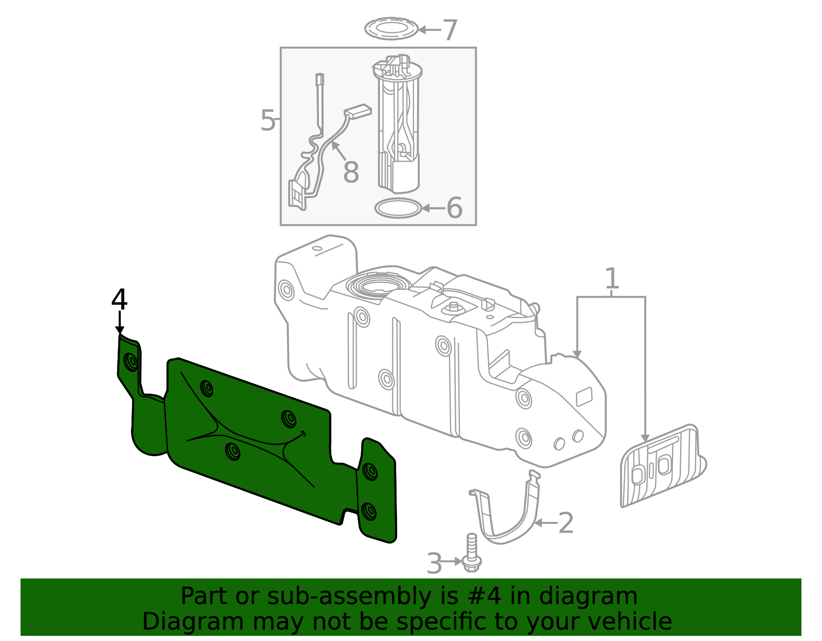 Fuel Tank Shield - GM (84326130)