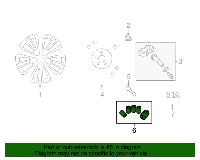 20162025 Kia Wheel Locks U844050002 Kia Parts Fast