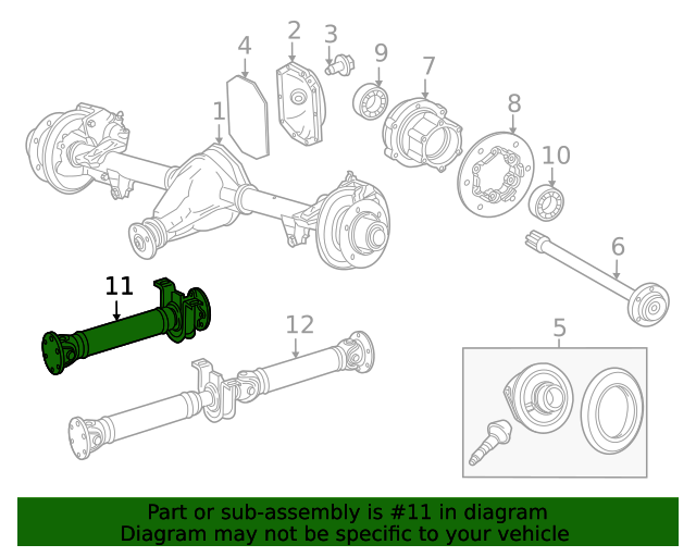 9074104400 Drive Shaft 20192023 MercedesBenz MercedesBenz USA Parts