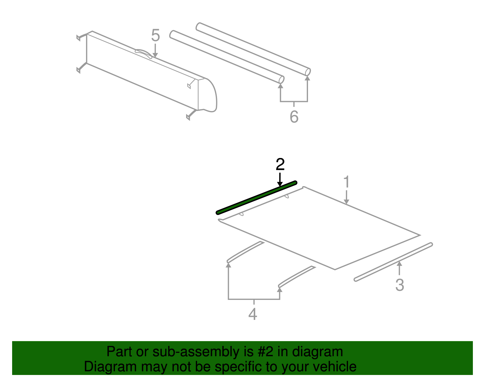 Cross-member Assembly, Pubx Cover Front - GM (88937409)