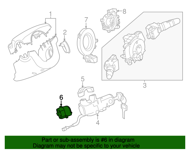 20152018 Chevrolet City Express Ignition Switch 19316658