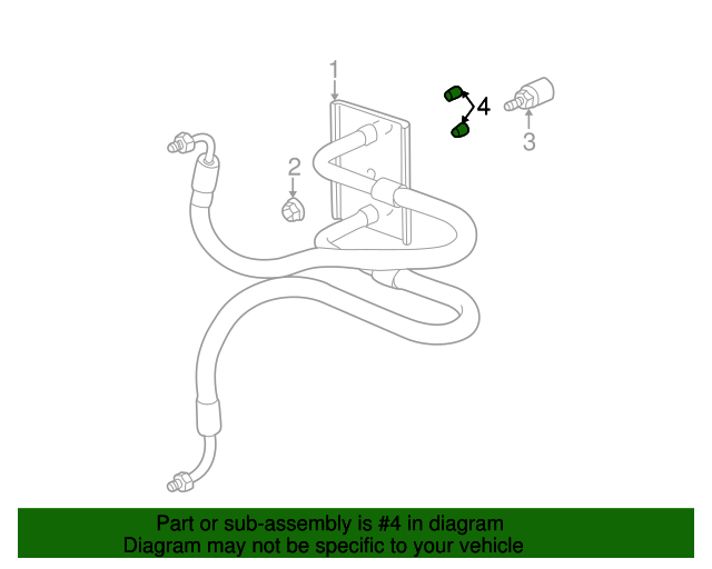 19972010 GM Automatic Transmission Fluid Cooler Pipe Fitting Seal