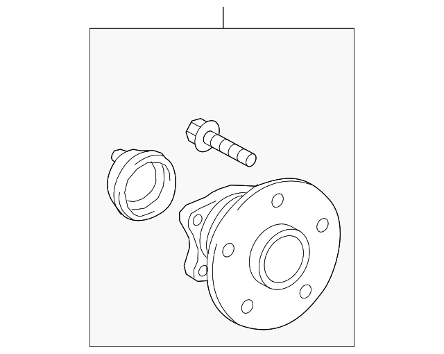 20182024 Toyota Hub Assembly 4245006090 Toyota Parts Center