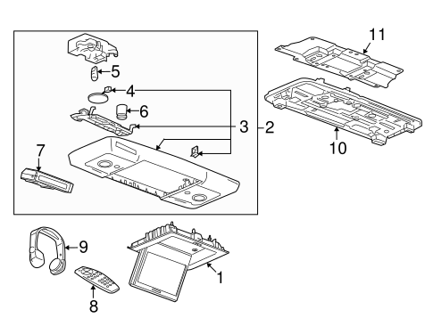 Entertainment System Components Parts For 2014 Chevrolet
