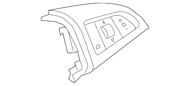 Jet Black Radio and Telephone Control Switch - GM (96892138)
