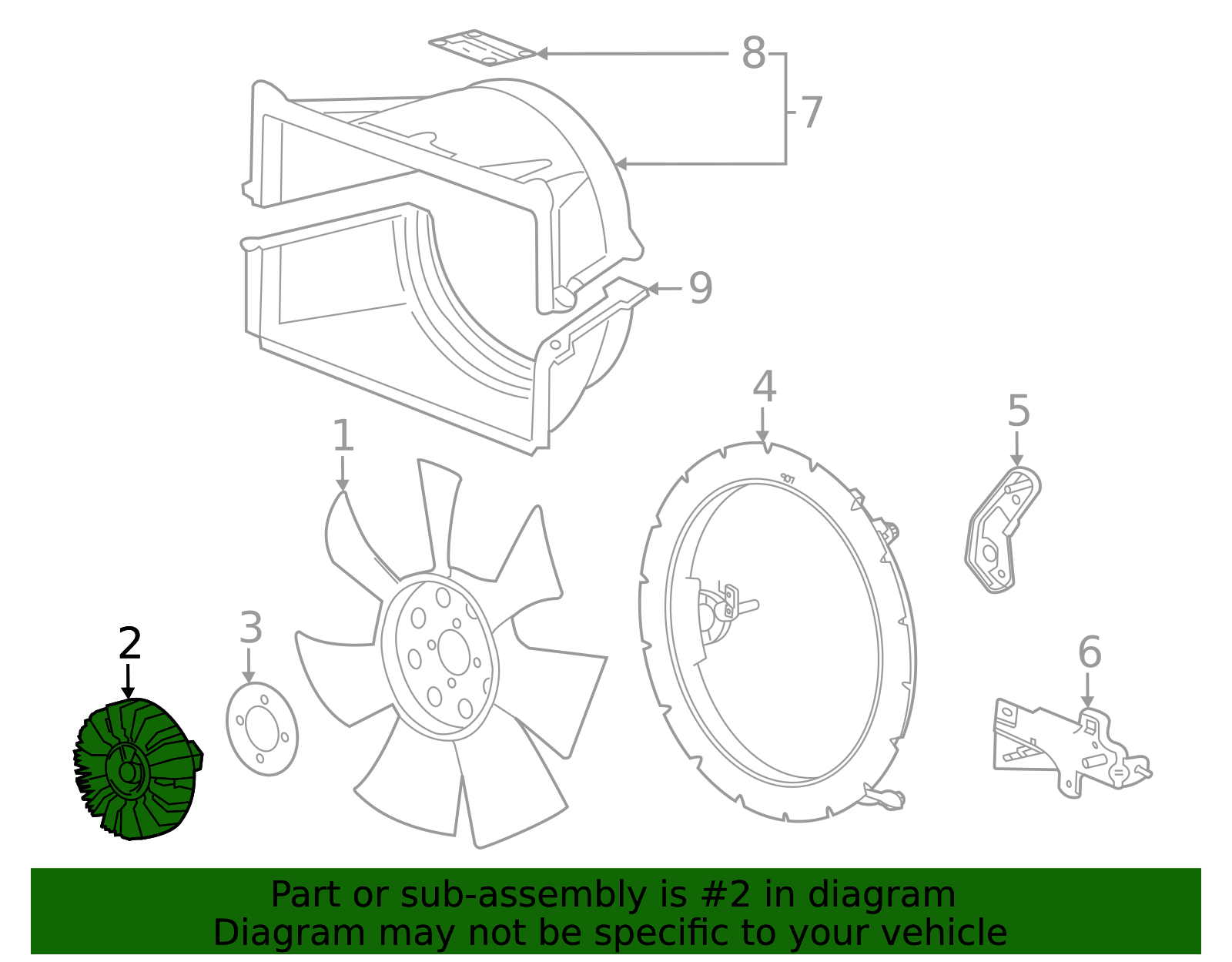 Fan Blade Clutch - GM (84382012)