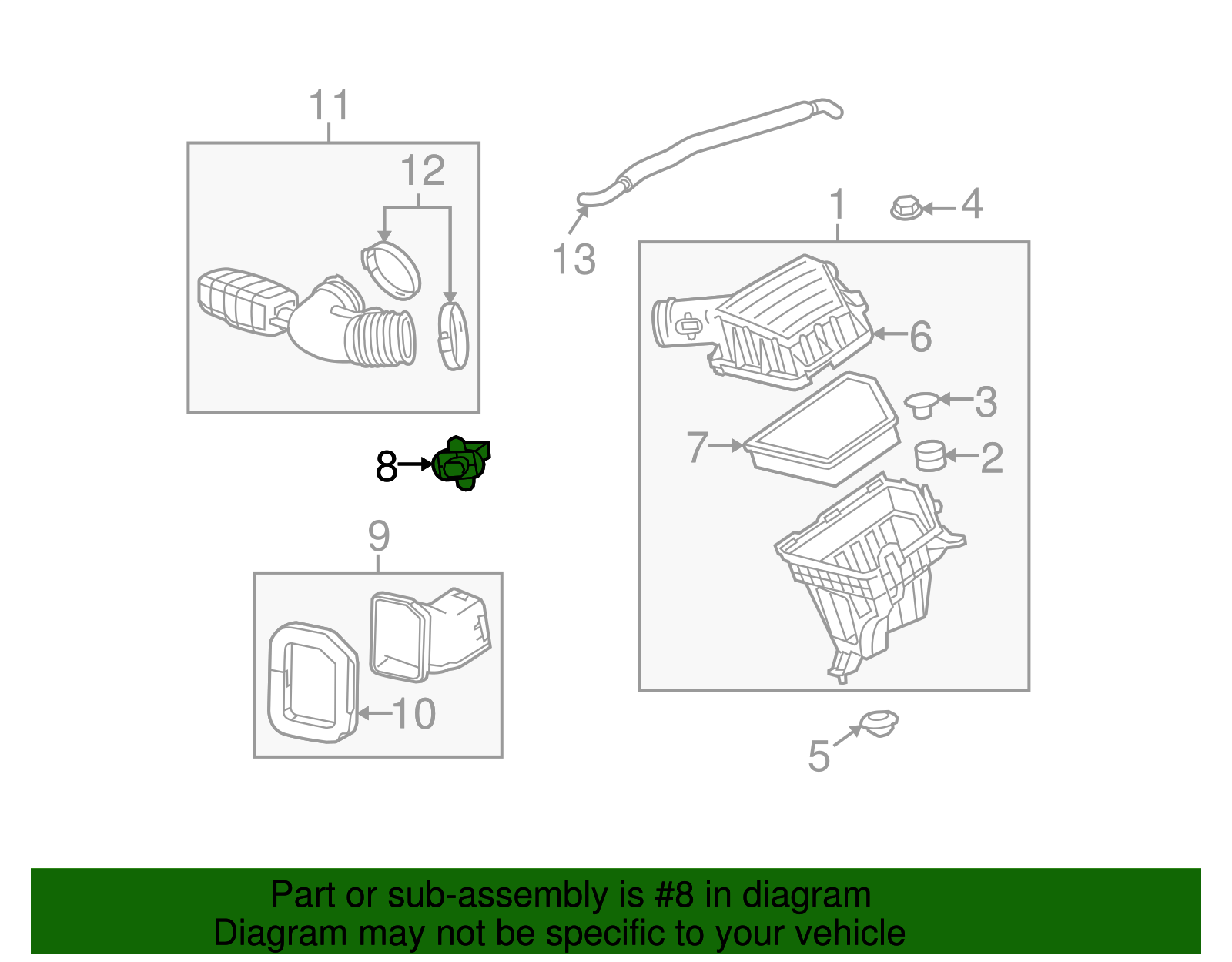 Mass Airflow Sensor - GM (92196278)