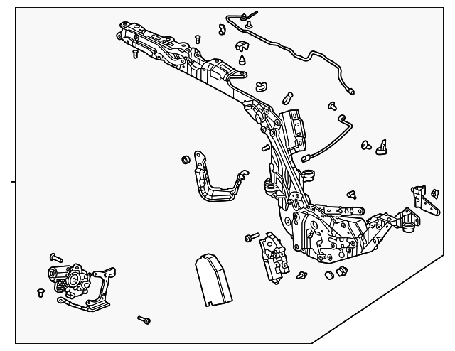 2020-2023 Chevrolet Corvette Driver Side Folding Top Side Rail 