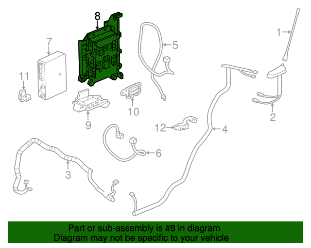20952028 GM Communication Interface Module Bracket GM Parts Store