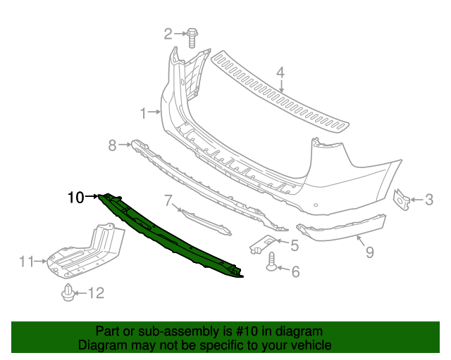 86665-A9500 - Skid Plate 2015-2017 Kia Sedona | Kia.Parts Store