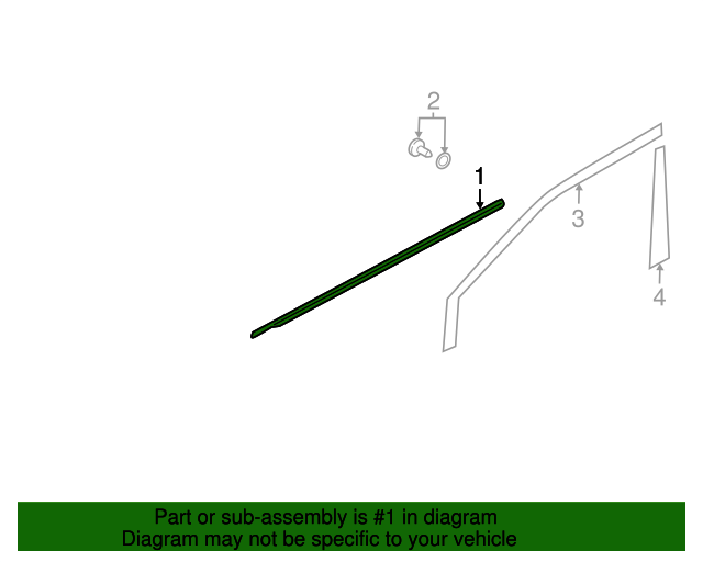 82210A7000 Belt Molding 20142018 Kia Kia.Parts Store