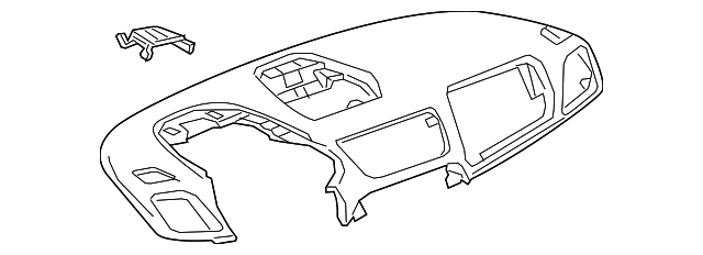 Jet Black Instrument Panel Upper Trim Panel - GM (95485771)