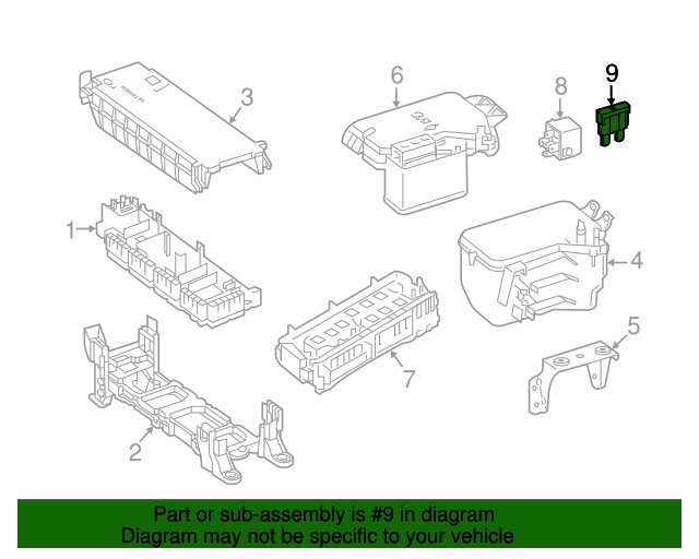 2016-2023 Mercedes-Benz Metris Fuse 000000-007651-64 | MB OEM Parts