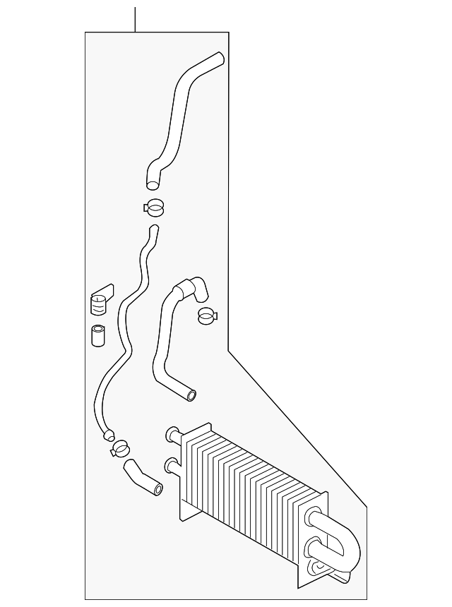 575503F500 Power Steering Cooler 20042006 Kia Amanti Kia.Parts Store