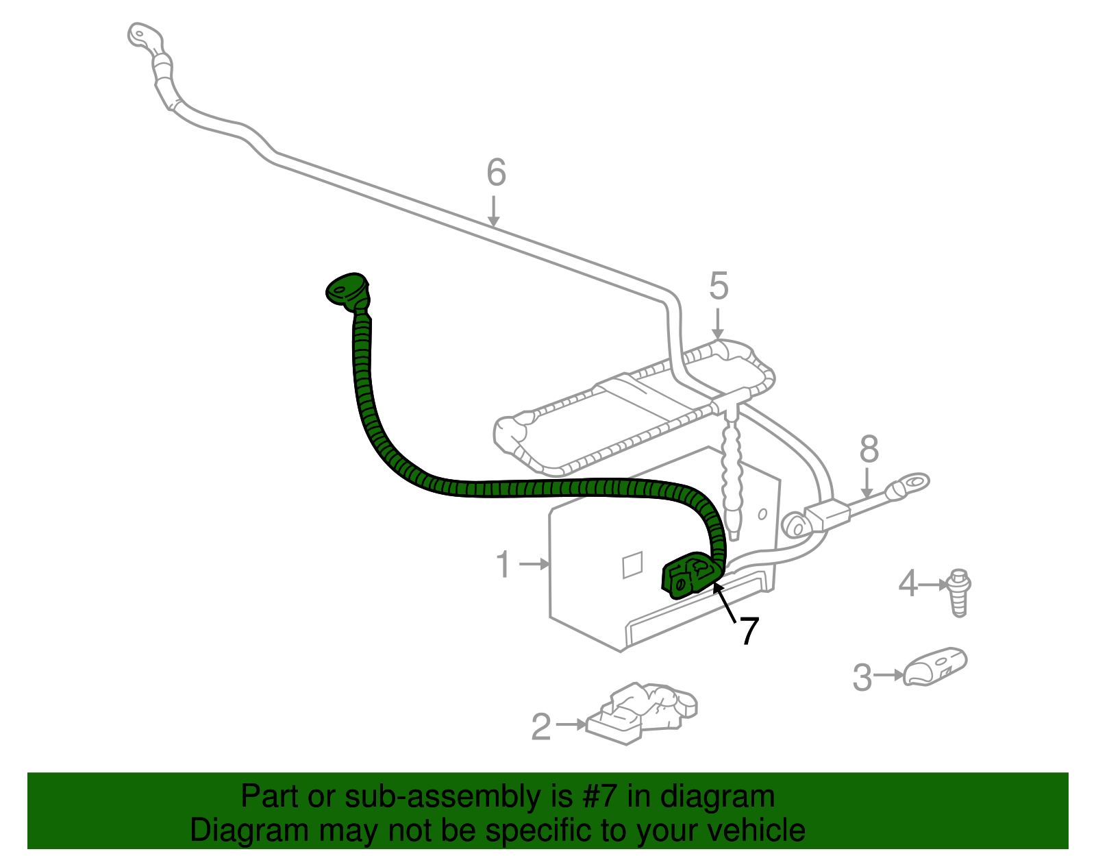 Sensor Assembly, Bat Ht - GM (12156958)