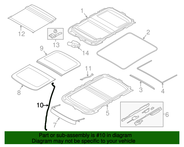20142024 Mini Sunroof Drain Hose 41007287758 Shop OEM MINI Parts