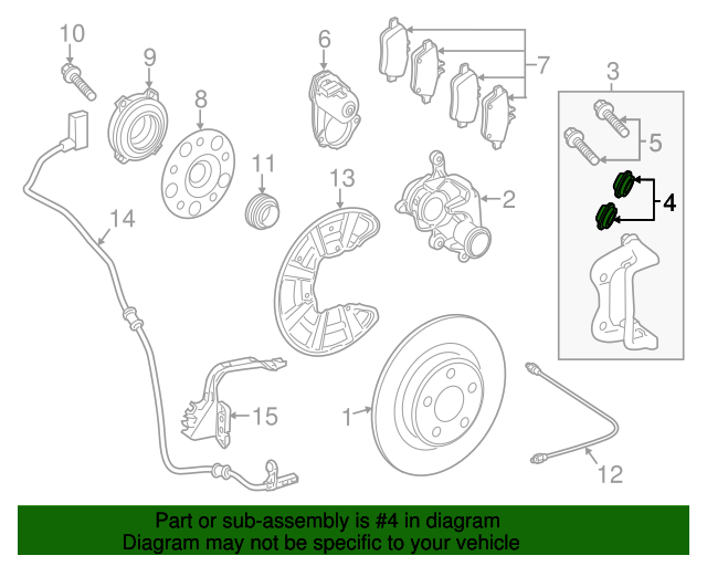 001421358664 Disc Brake Caliper Pin Boot 20132021 MercedesBenz