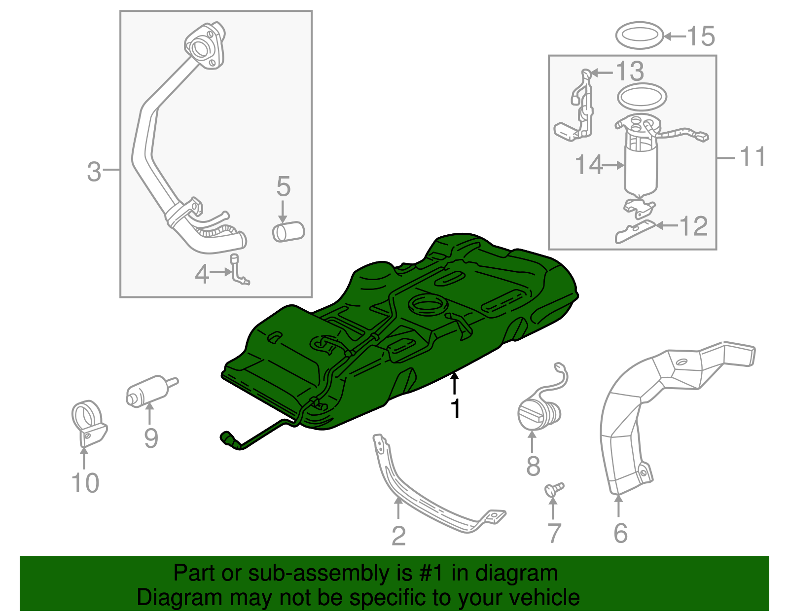 Tank Assembly, Fuel - GM (88896030)
