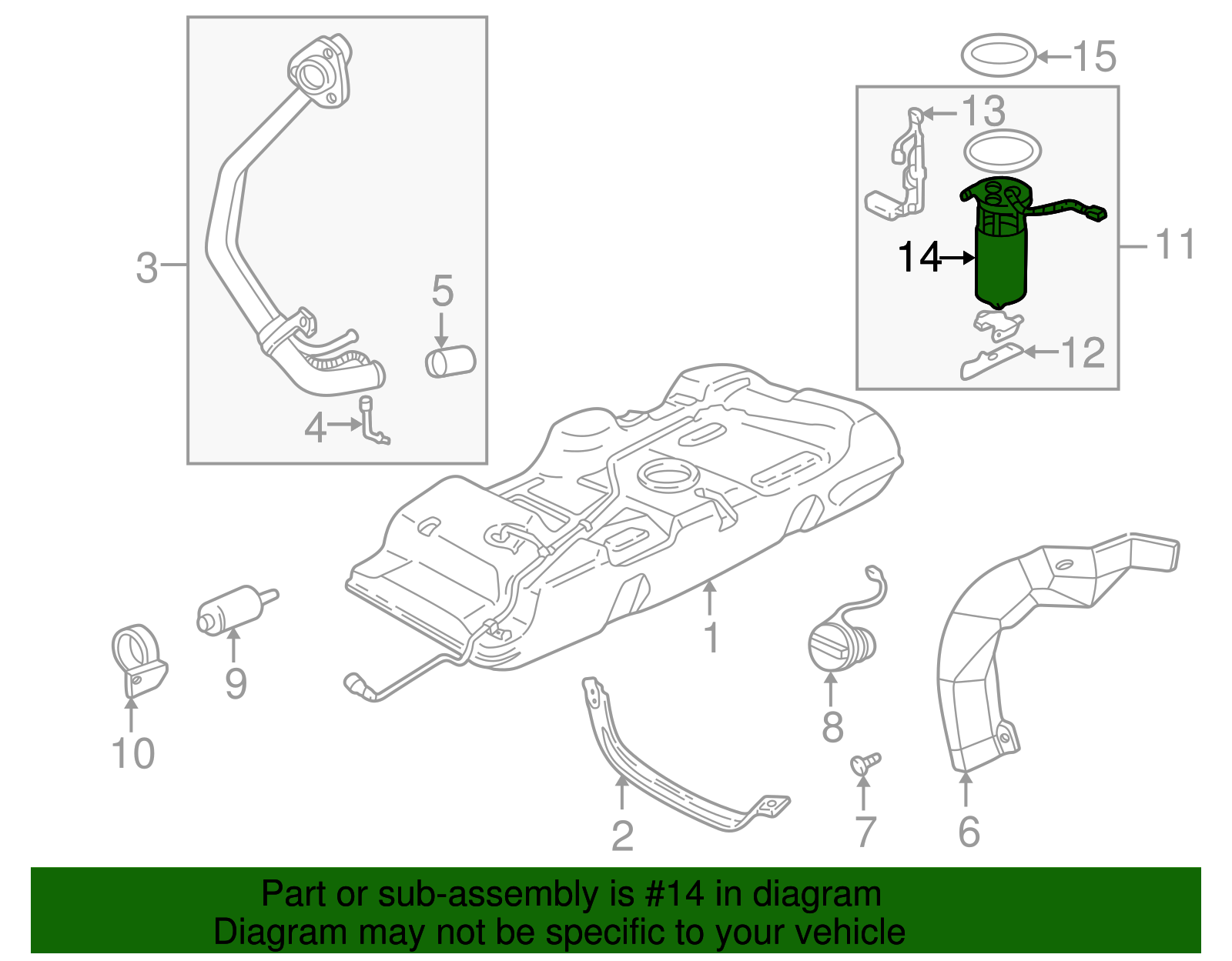 Harness Assembly-Fuel Sdr Wrg - GM (12137770)