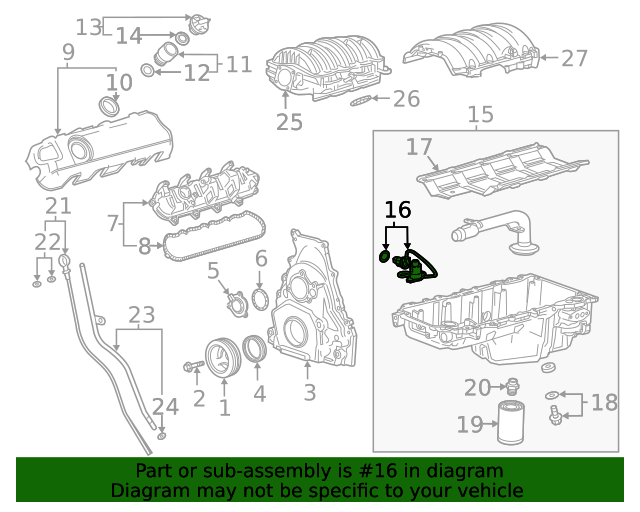 20202023 GM Engine Oil Level Indicator Switch 12696433