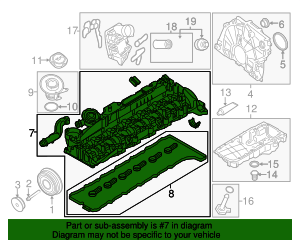 11-12-8-578-811 - Valve Cover - 2014-2018 BMW | Buy BMW Parts Now