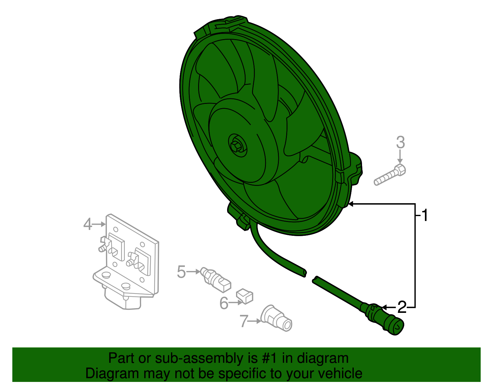 Fan Assembly - Volkswagen (8D0-959-455-C)