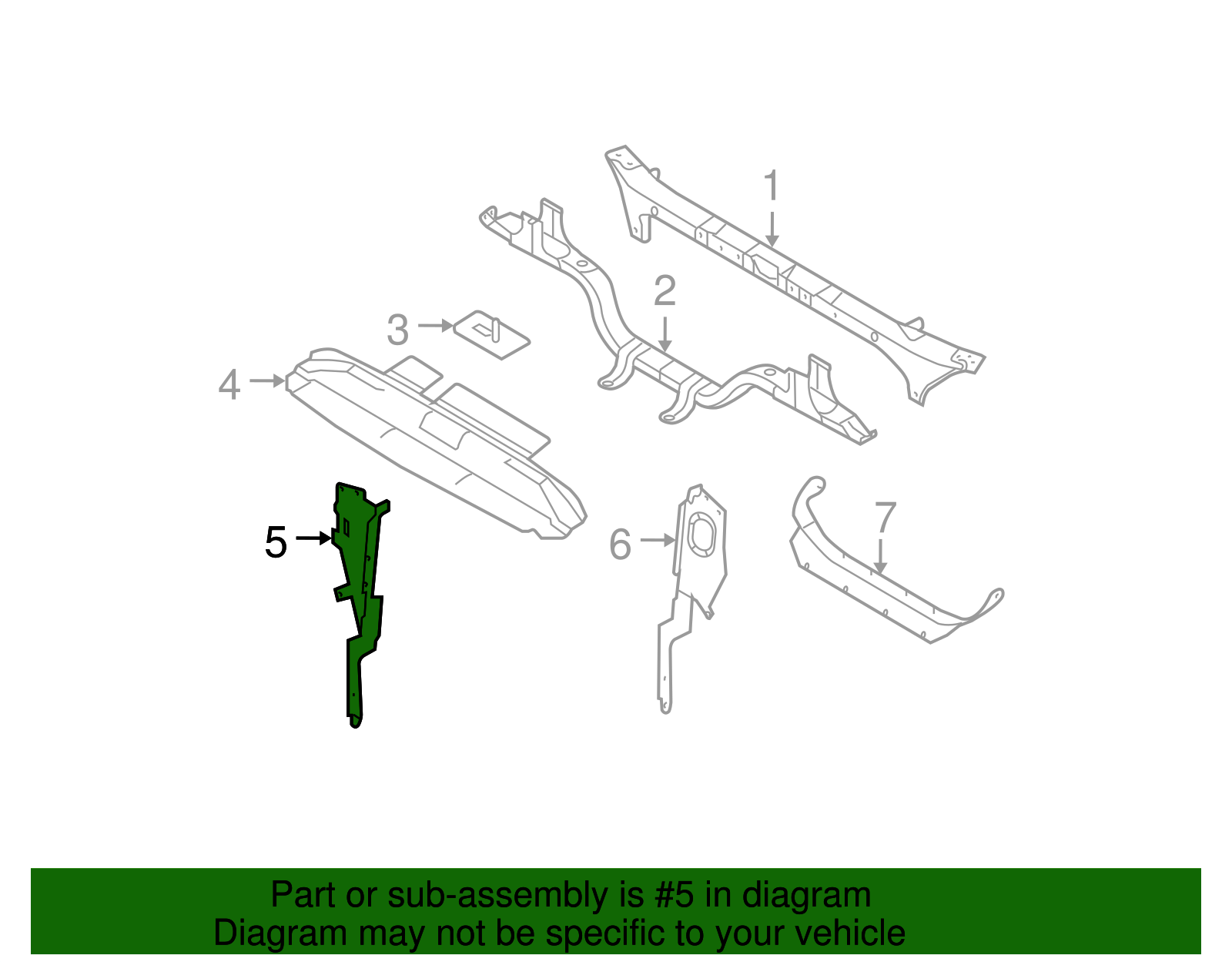 Air Deflector - Ford (7C3Z-8310-B)