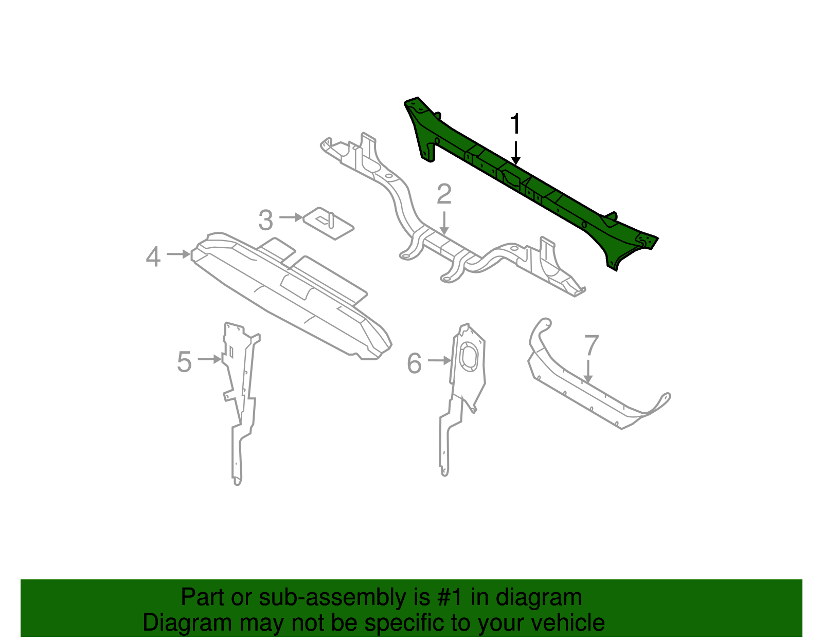 Upper Support - Ford (7C3Z-16138-B)